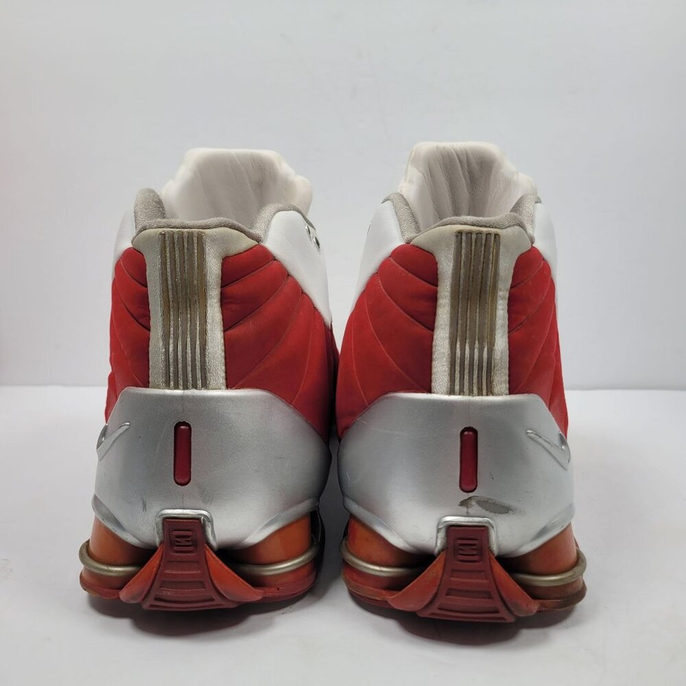 Vintage 2K Nike Shox Men's White Red Basketball Sneakers 830218-101 US Size 13 - Picture 4 of 9